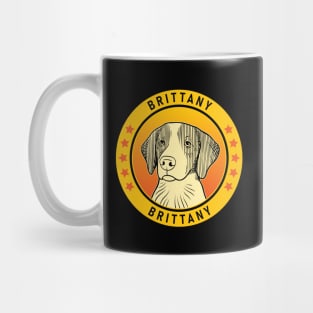 Brittany Dog Portrait Mug